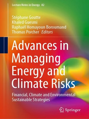 cover image of Advances in Managing Energy and Climate Risks